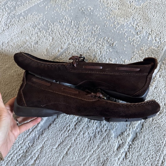 GUIDO driving loafer chocolate brown suede leather 2409 42 / 10 main image 8